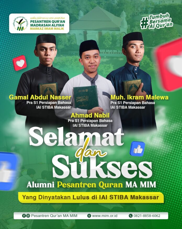 Santri Pesantren Qur'an MA MIM